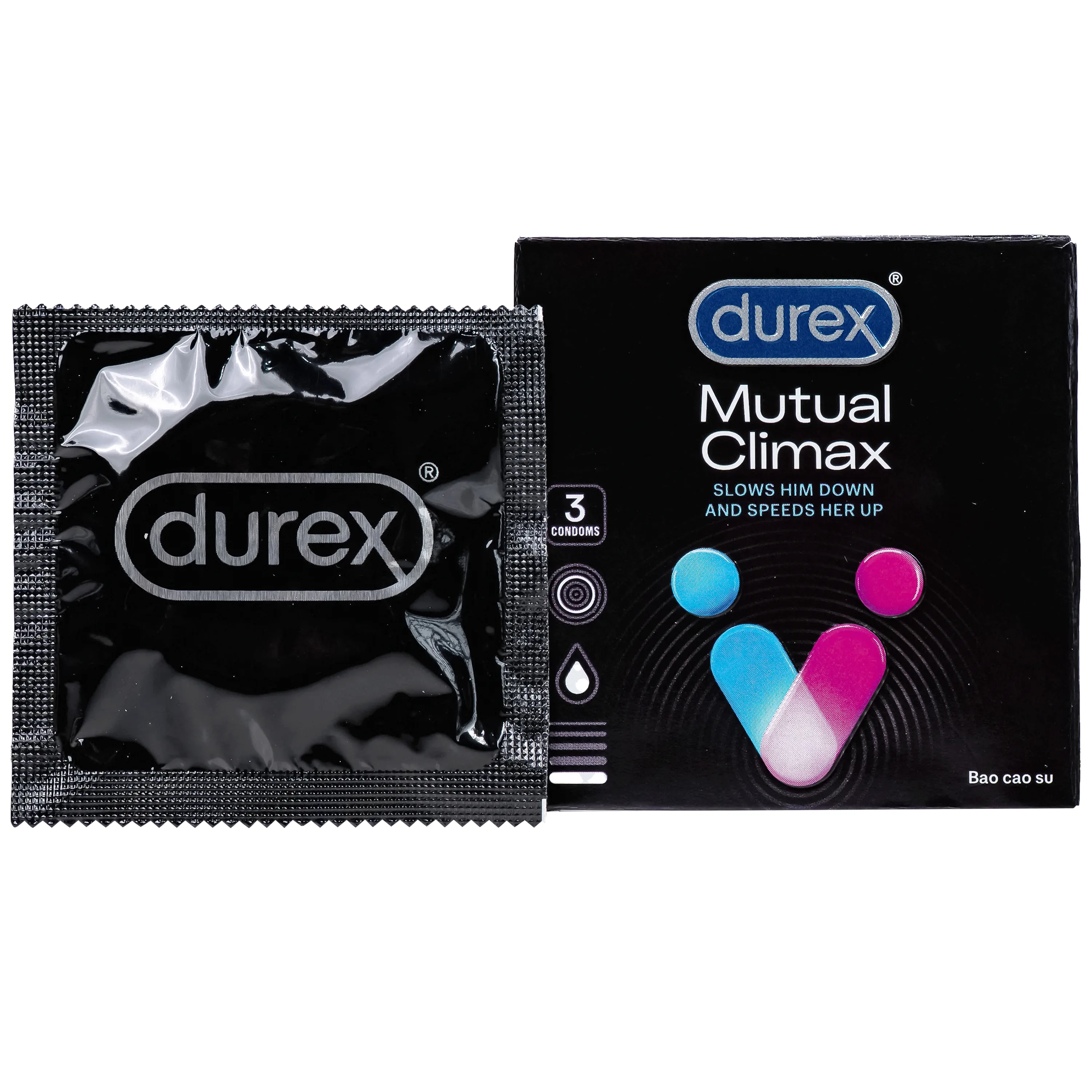 Hình ảnh Bao cao su Durex mutual climax (3 cái)