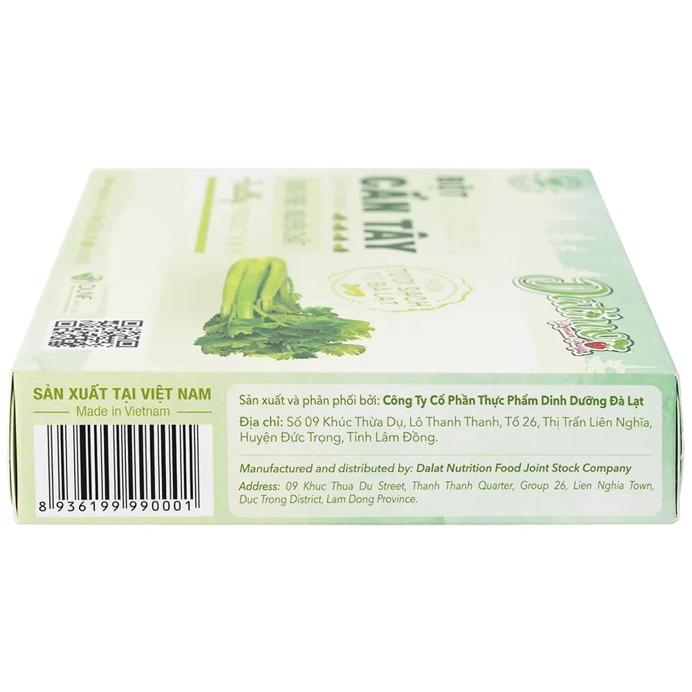 Hình ảnh Bột Cần Tây nguyên chất Datino hỗ trợ giảm cholesterol xấu trong máu (3g x 15 gói)