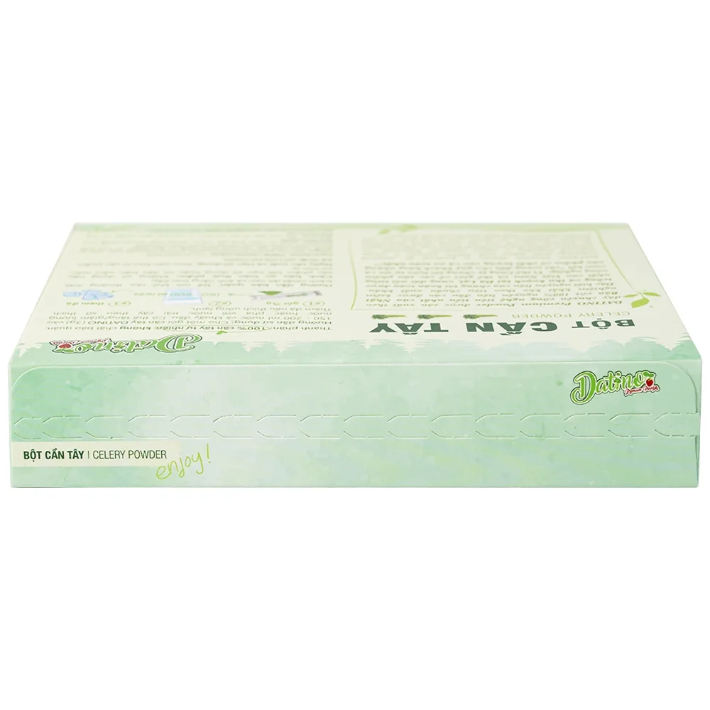 Hình ảnh Bột Cần Tây nguyên chất Datino hỗ trợ giảm cholesterol xấu trong máu (3g x 15 gói)