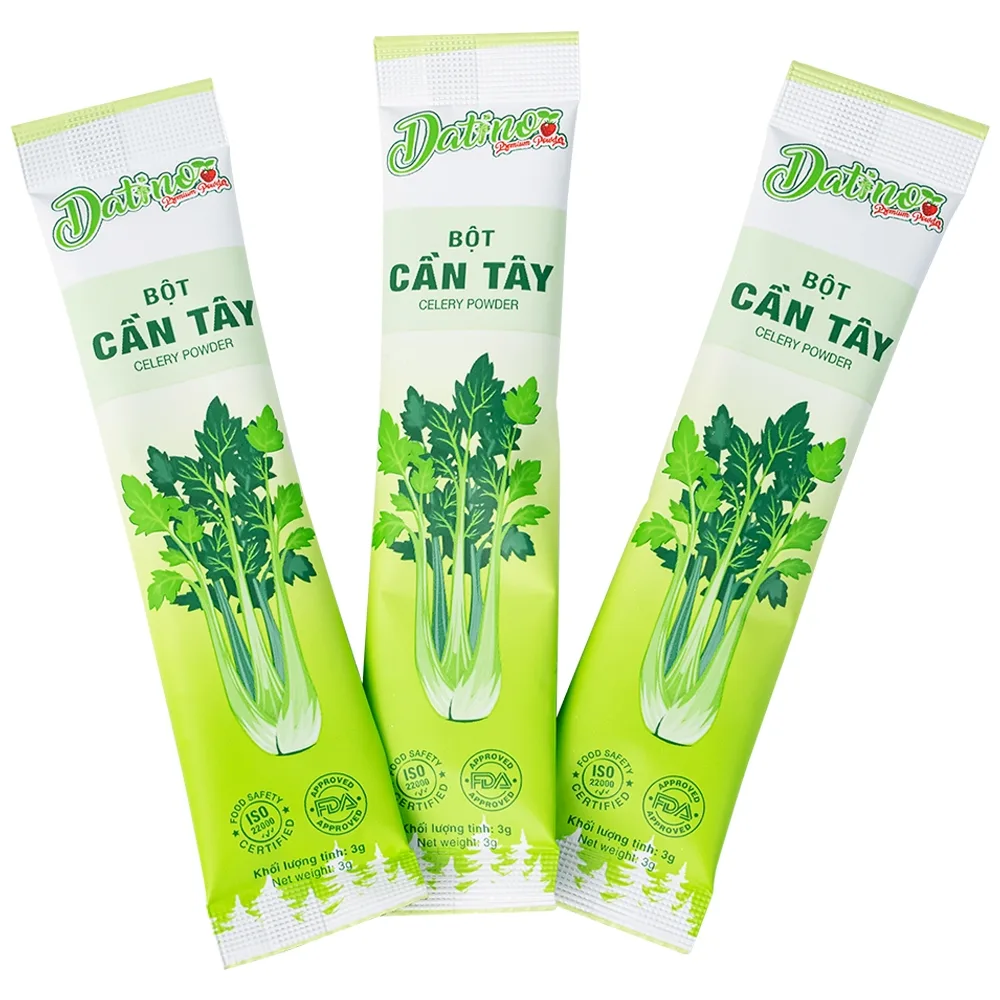 Hình ảnh Bột Cần Tây nguyên chất Datino hỗ trợ giảm cholesterol xấu trong máu (3g x 15 gói)