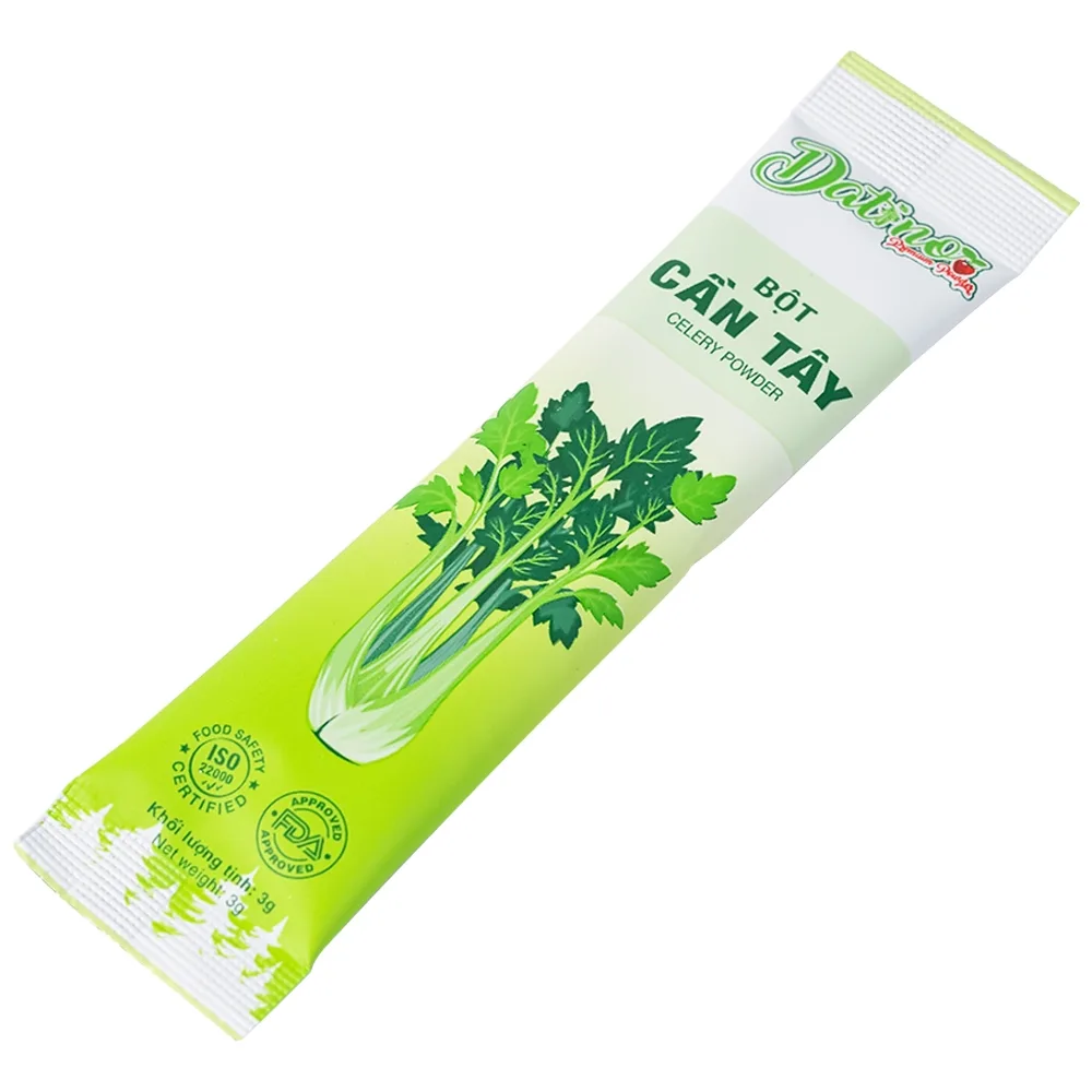 Hình ảnh Bột Cần Tây nguyên chất Datino hỗ trợ giảm cholesterol xấu trong máu (3g x 15 gói)