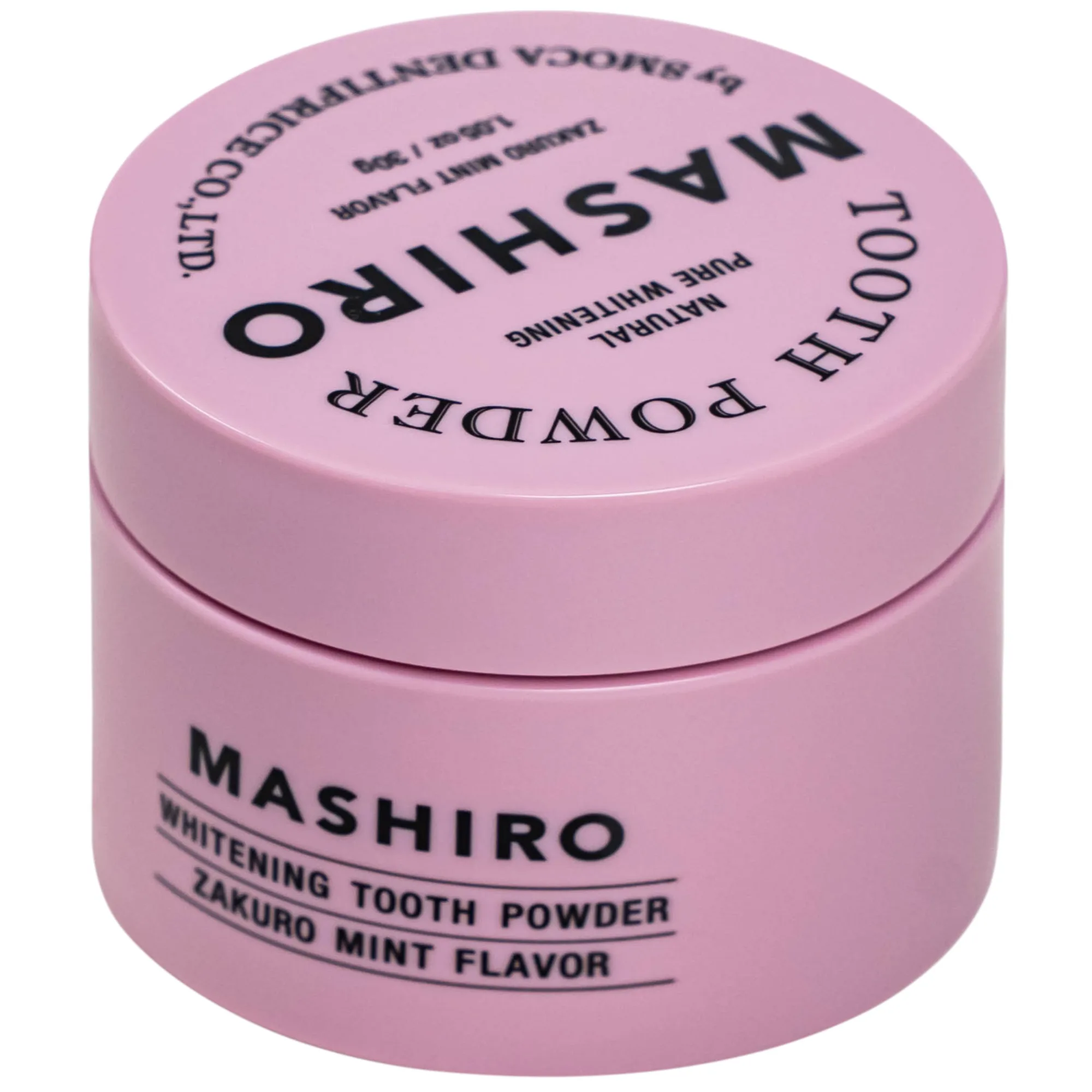 Hình ảnh Bột đánh trắng răng hương lựu bạc hà Mashiro Tooth Powder Zakuro Mint Flavor 30g