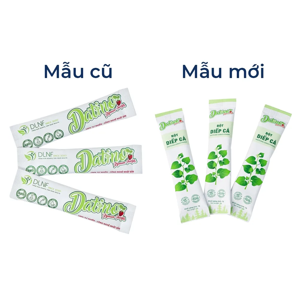 Hình ảnh Bột Diếp Cá nguyên chất Datino (3g x 15 gói)