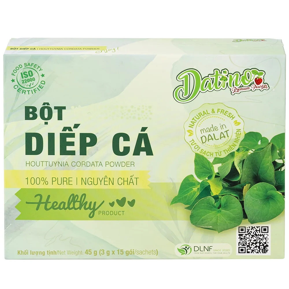 Hình ảnh Bột Diếp Cá nguyên chất Datino (3g x 15 gói)