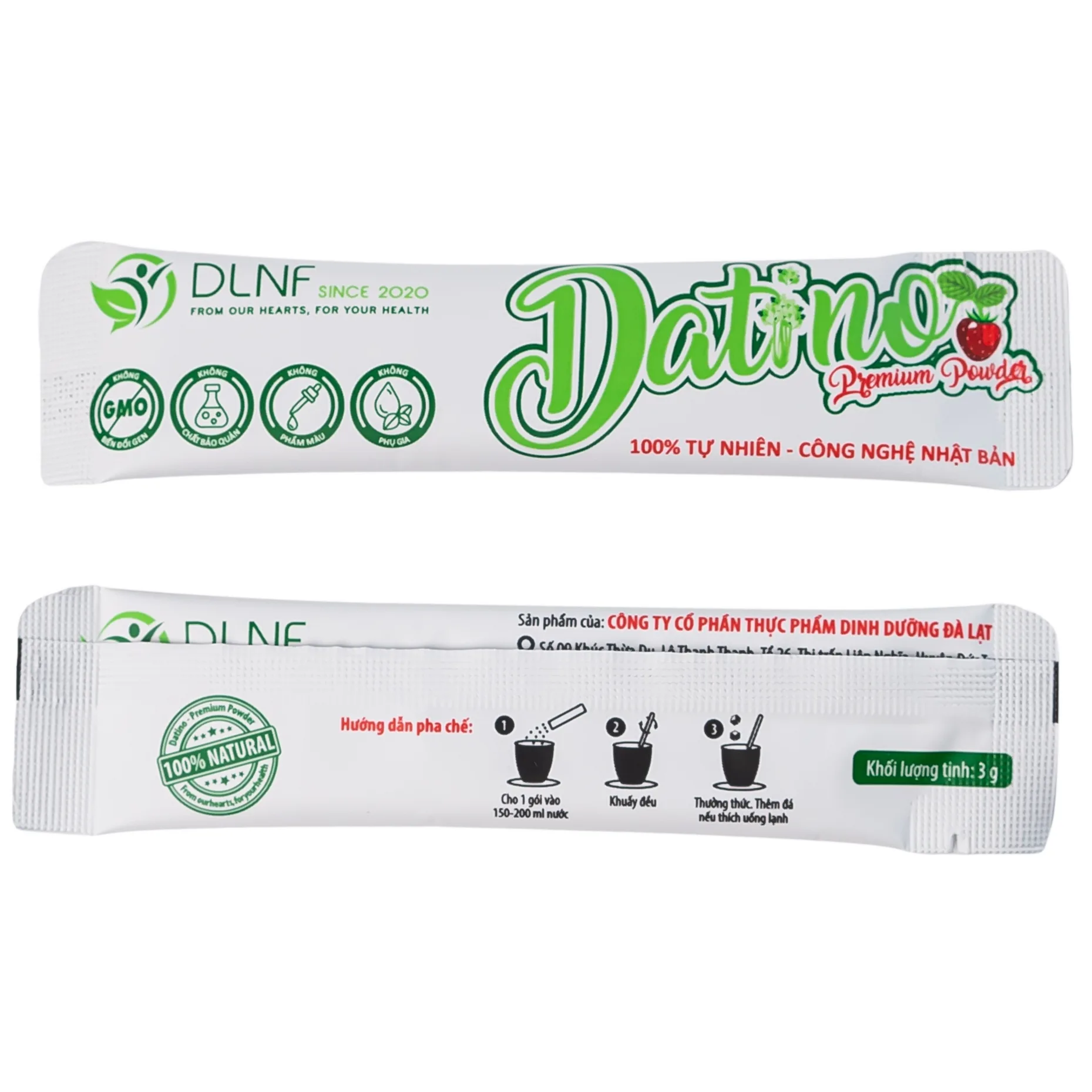 Hình ảnh Bột Rau Má Datino (3g x 15 gói)