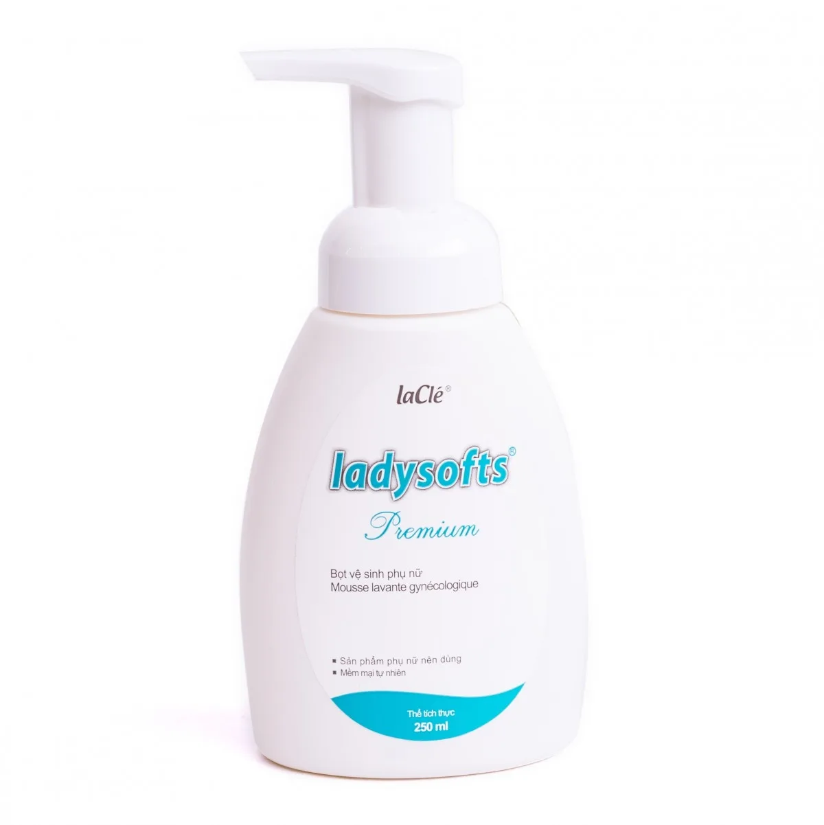 Hình ảnh Bọt vệ sinh phụ nữ Ladysofts Premium Xanh hỗ trợ rửa sạch vùng kín và duy trì độ pH tự nhiên (250ml)
