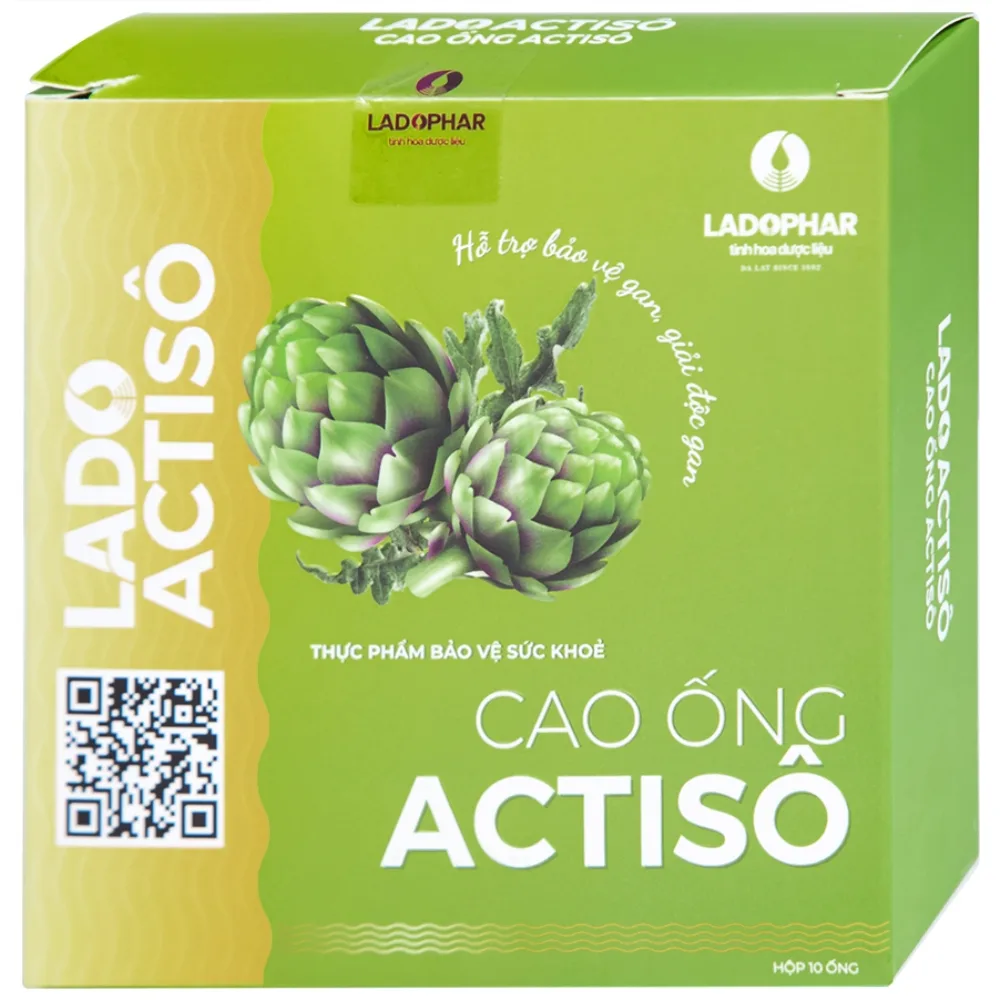 Hình ảnh Cao ống Actisô Ladophar hỗ trợ bảo vệ gan và giải độc gan (10 ống x 10ml)