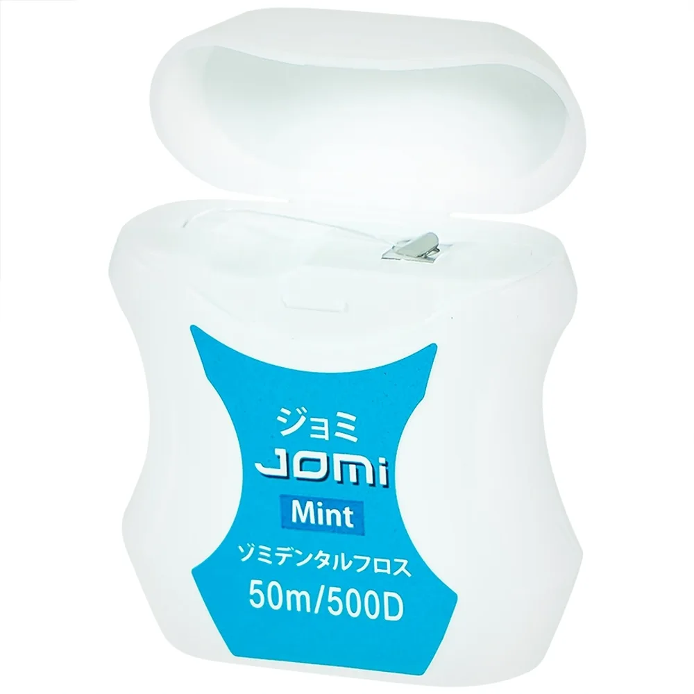 Hình ảnh Chỉ nha khoa Jomi Dental Floss loại trừ các mảng bám, thức ăn dư thừa trong kẽ răng (50m)
