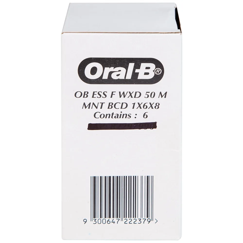 Hình ảnh Chỉ nha khoa Oral-B Essential Floss làm sạch giữa các khe răng (6 cuộn)