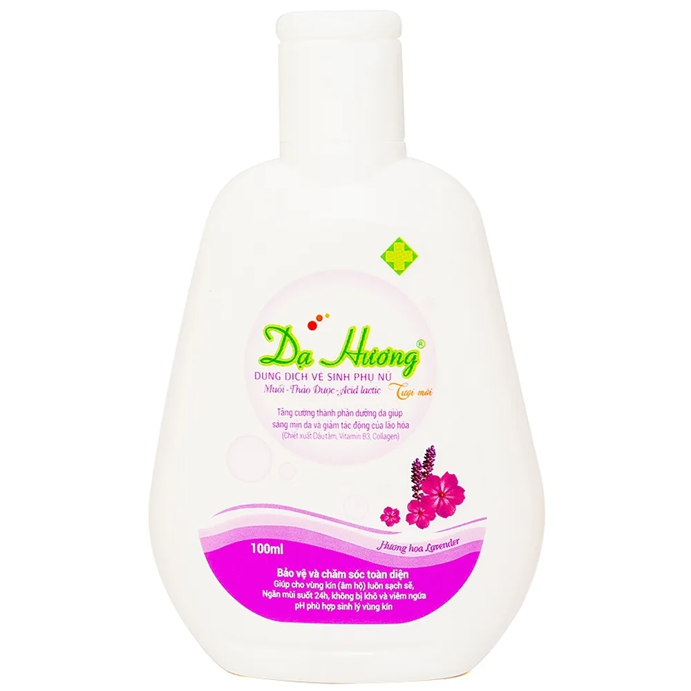 Hình ảnh Dung dịch vệ sinh phụ nữ Dạ Hương Lavender Hoa Linh làm sạch vùng kín, ngăn mùi suốt 24h (100ml)