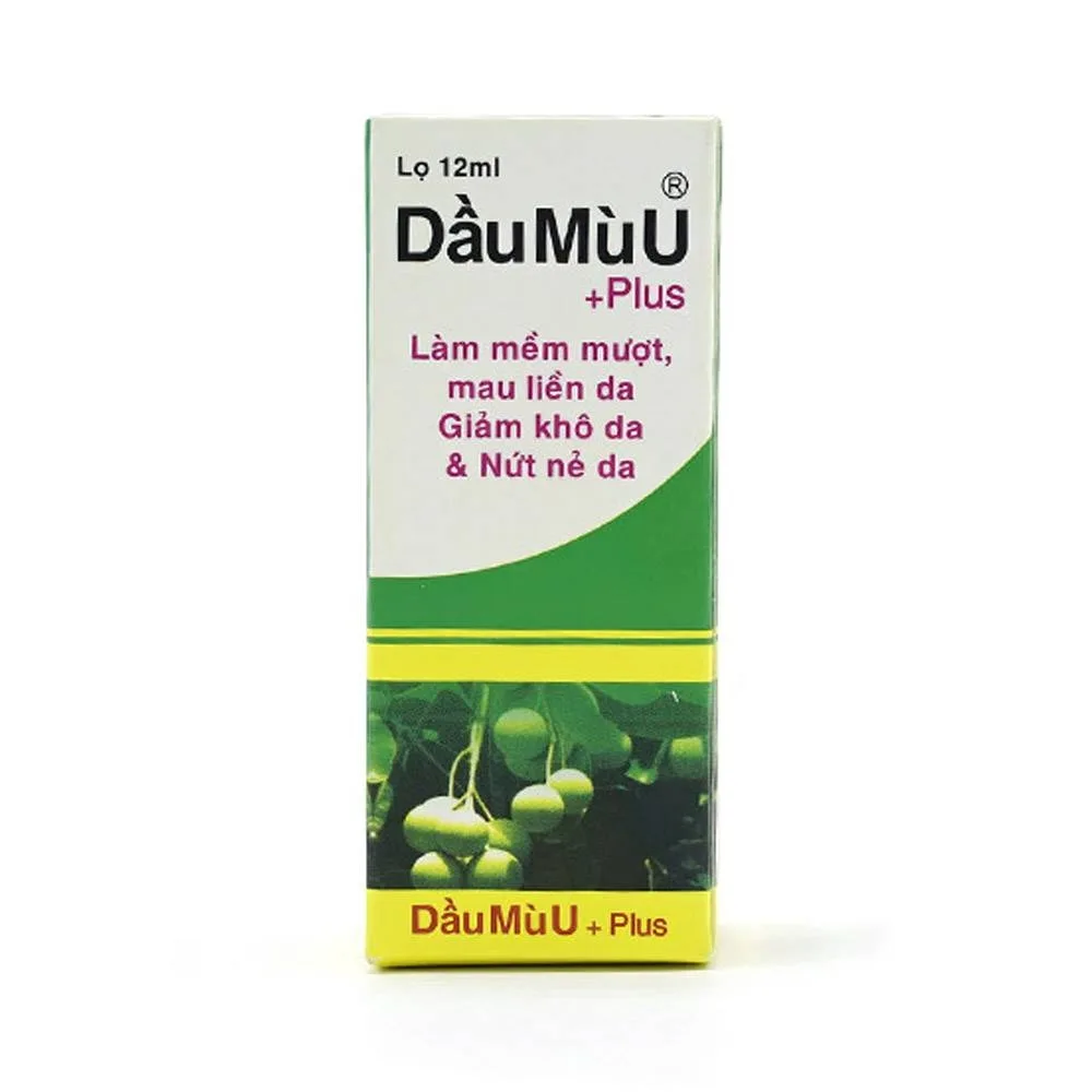 Hình ảnh Dầu Mù U Plus Thiên Khánh làm mềm mượt, mau liền da, giảm khô da và nứt nẻ da (12ml)