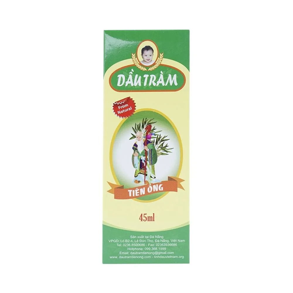 Hình ảnh Dầu tràm Tiên Ông phòng và trị cảm mạo, phong hàn, nhức đầu, sổ mũi (45ml)