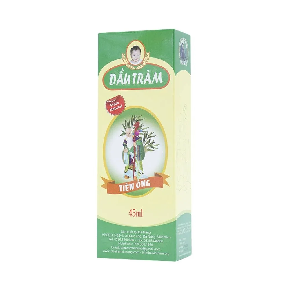 Hình ảnh Dầu tràm Tiên Ông phòng và trị cảm mạo, phong hàn, nhức đầu, sổ mũi (45ml)