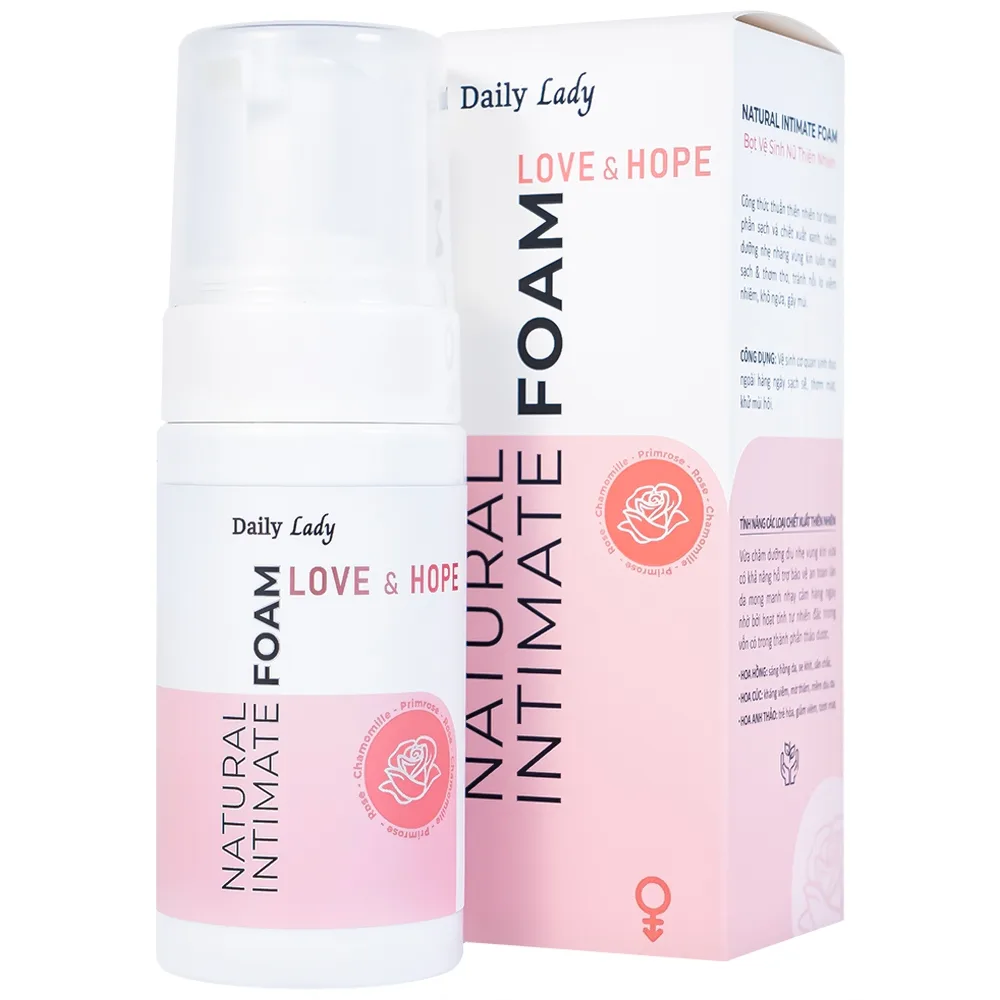 Hình ảnh Dung dịch vệ sinh phụ nữ Daly Lady Love & Hope vệ sinh cơ quan sinh dục, khử mùi hôi (100ml)