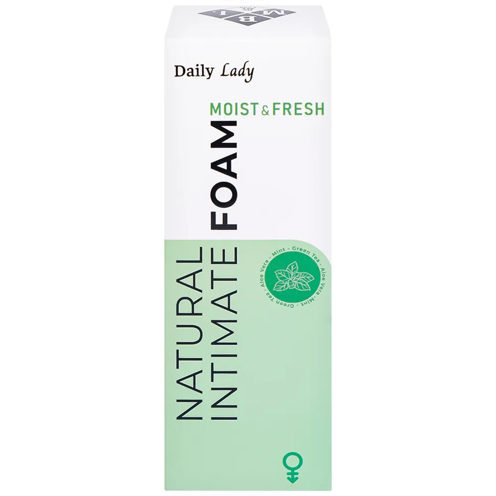 Hình ảnh Dung dịch vệ sinh phụ nữ dạng bọt Daily Lady Moist And Fresh vệ sinh cơ quan sinh dục, khử mùi hôi (100ml)