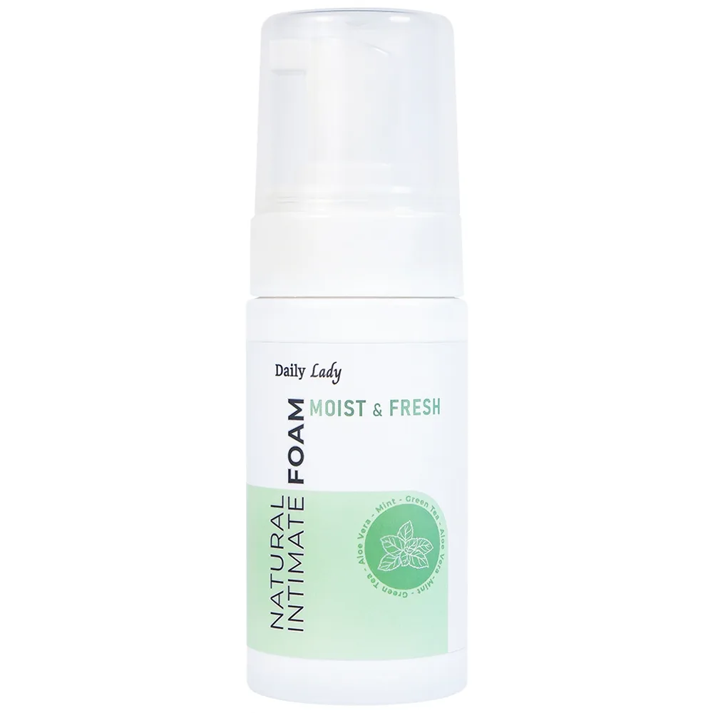Hình ảnh Dung dịch vệ sinh phụ nữ dạng bọt Daily Lady Moist And Fresh vệ sinh cơ quan sinh dục, khử mùi hôi (100ml)