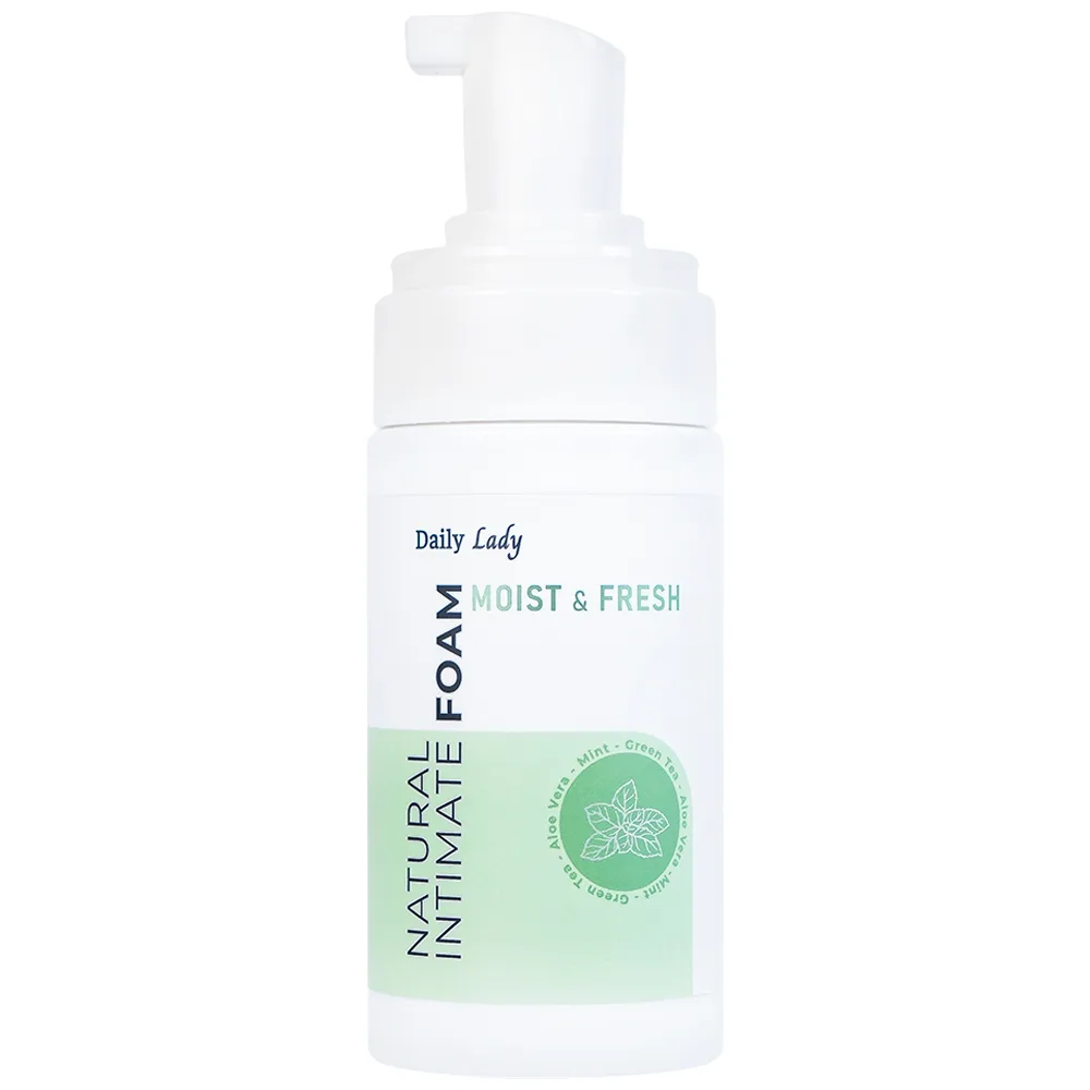 Hình ảnh Dung dịch vệ sinh phụ nữ dạng bọt Daily Lady Moist And Fresh vệ sinh cơ quan sinh dục, khử mùi hôi (100ml)