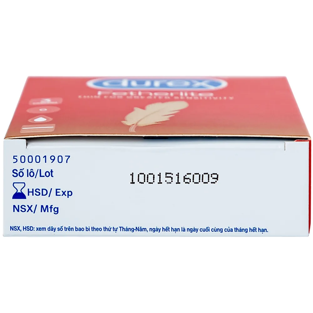 Hình ảnh Bao cao su Durex Fetherlite vừa vặn, độ bảo vệ cao (3 cái)