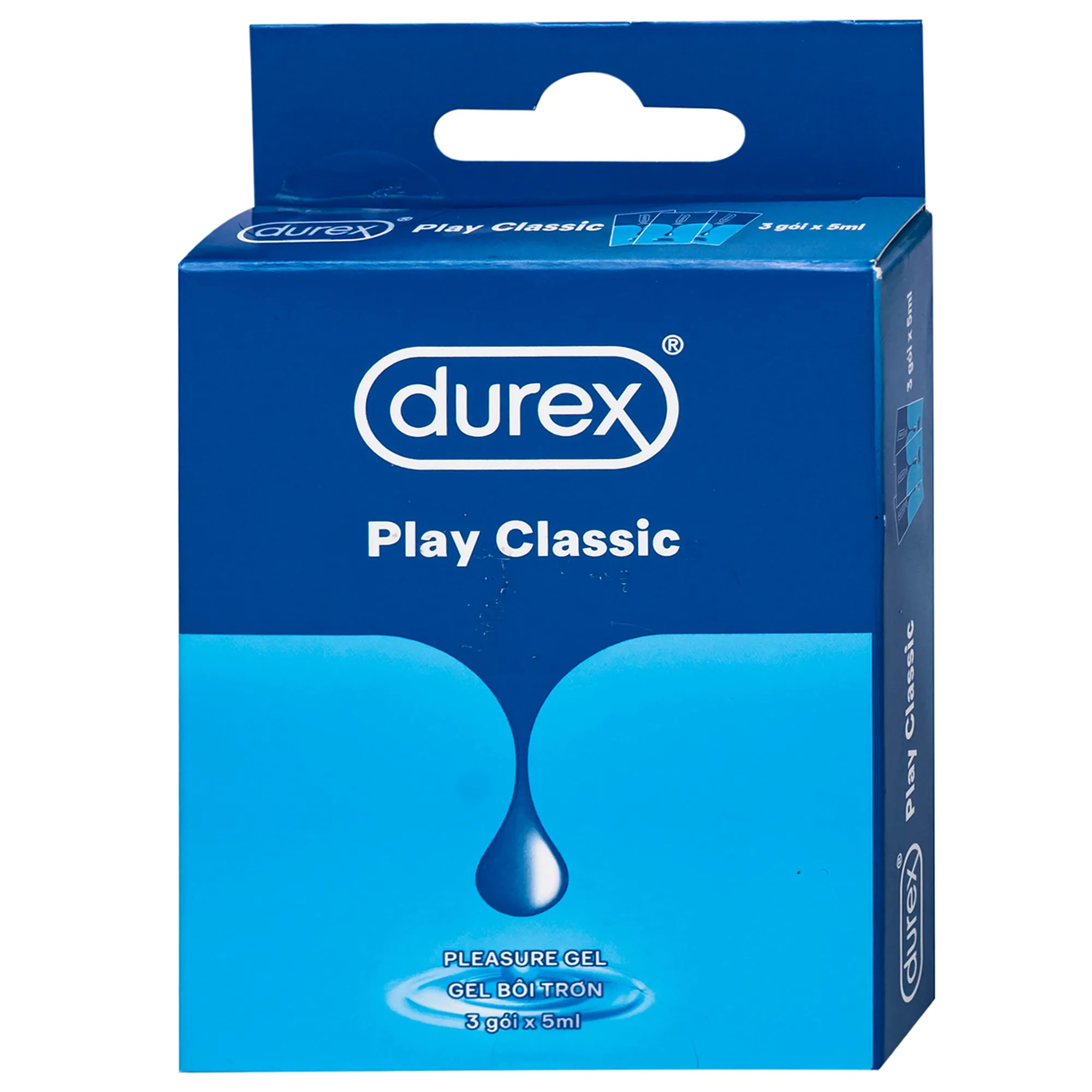 Hình ảnh Gel bôi trơn Durex play classic (3 gói x 5ml)