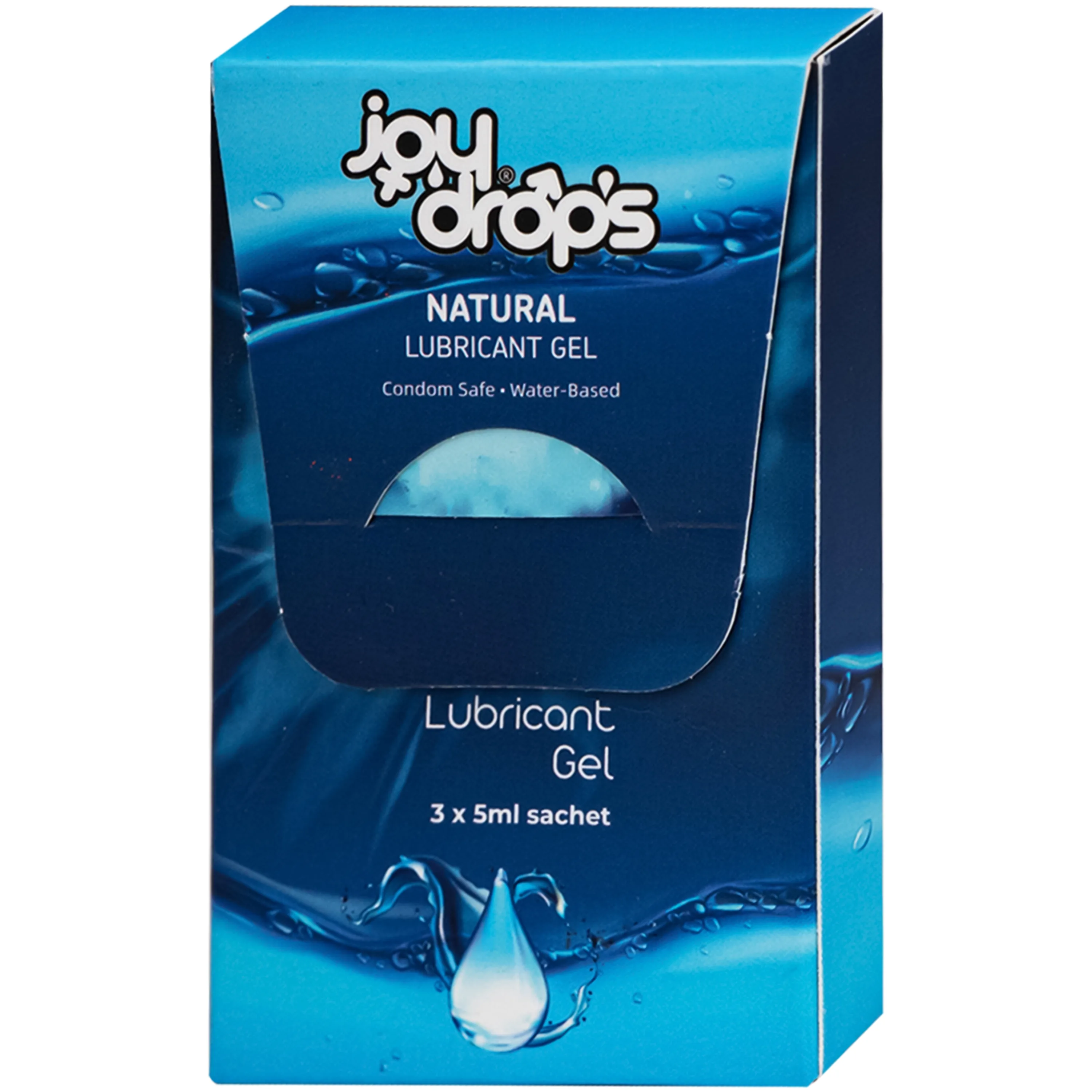 Hình ảnh Gel Bôi Trơn Gốc Nước Joydrops Natural (3 gói x 5ml)Dùng Cho Quan Hệ, Giảm Khô Rát, Bảo Vệ Niêm Mạc, Tạo Cảm Giác Mềm Mại