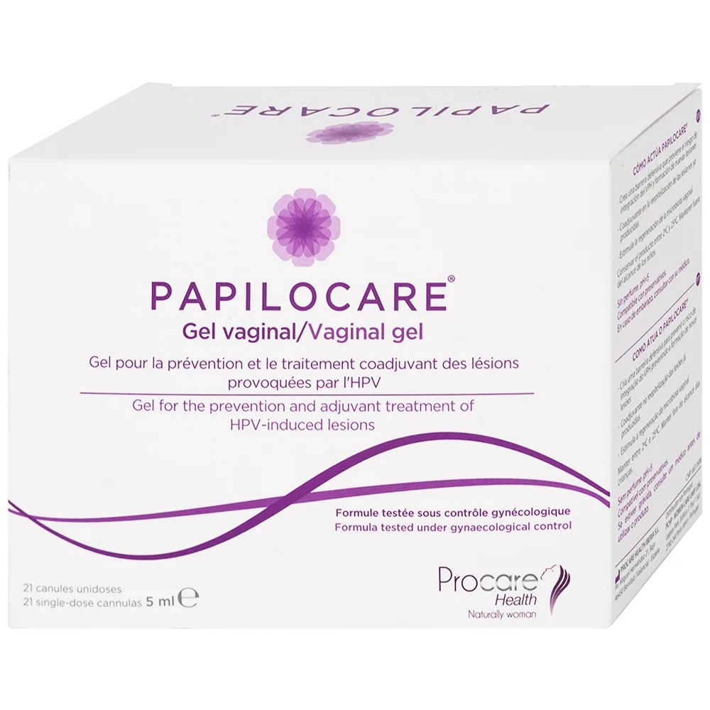 Hình ảnh Gel phụ khoa Papilocare Procare Health (21 tuýp) phòng ngừa và điều trị tổn thương do HPV
