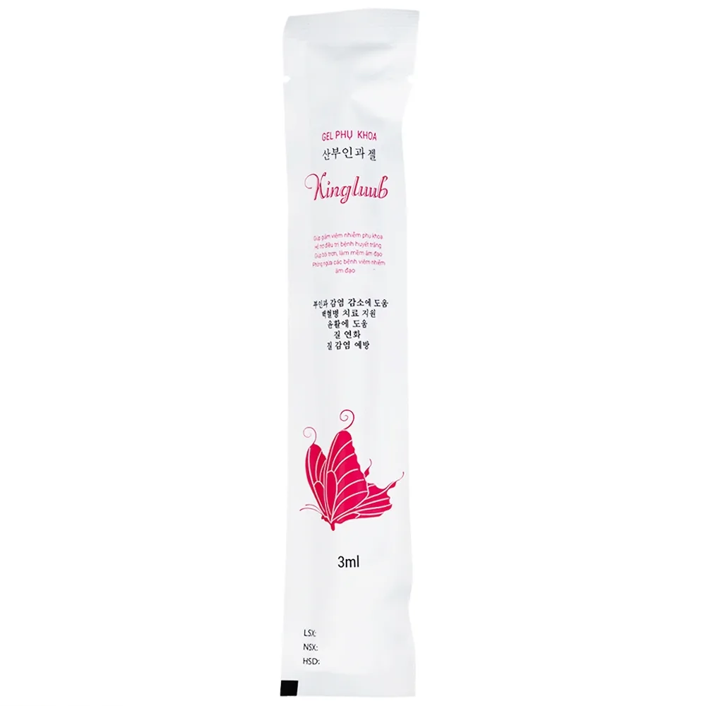 Hình ảnh Bút phụ khoa Kingluub (5 tuýp x 3ml) hỗ trợ điều trị, giảm viêm nhiễm, bôi trơn, làm mềm vùng âm đạo