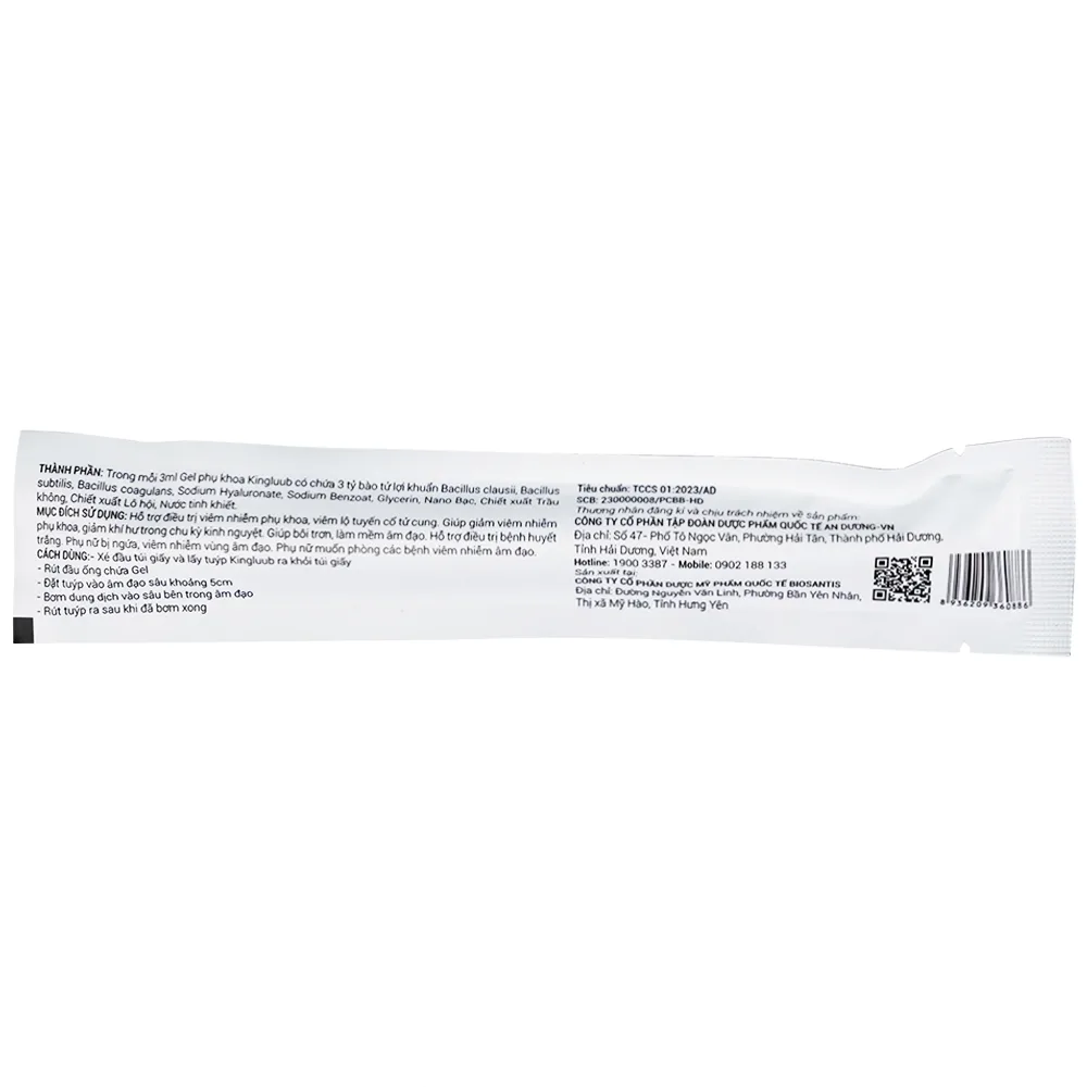 Hình ảnh Bút phụ khoa Kingluub (5 tuýp x 3ml) hỗ trợ điều trị, giảm viêm nhiễm, bôi trơn, làm mềm vùng âm đạo