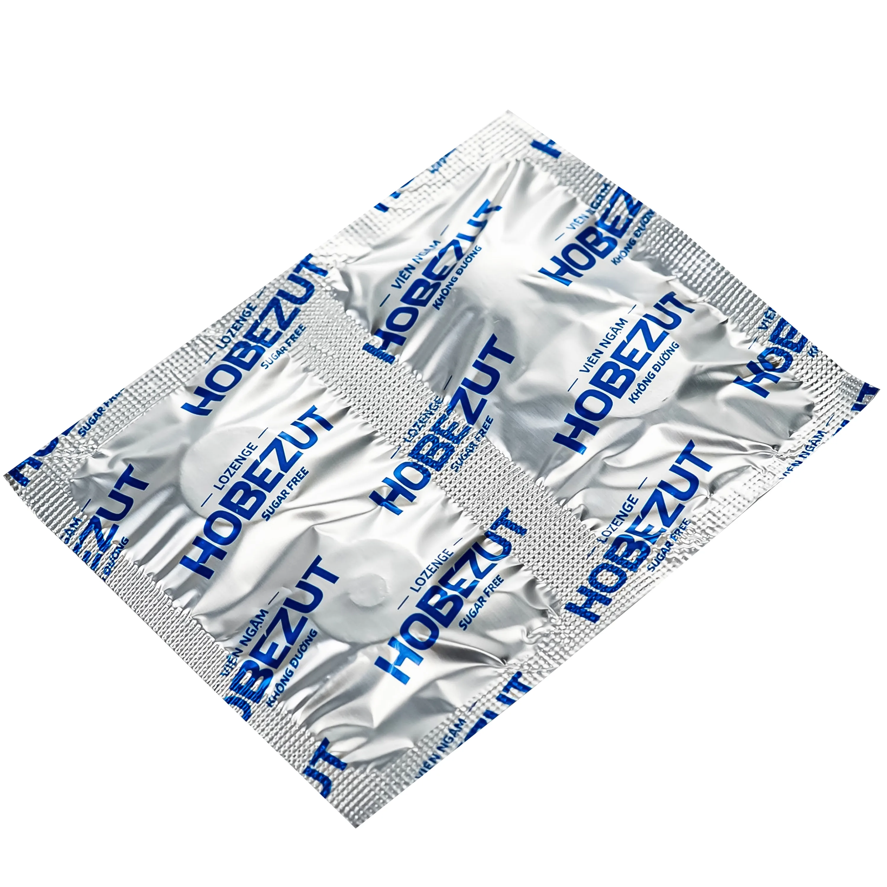 Hình ảnh Viên ngậm Hobezut Vinacare không đường, giảm triệu chứng ho cảm (5 vỉ x 4 viên)