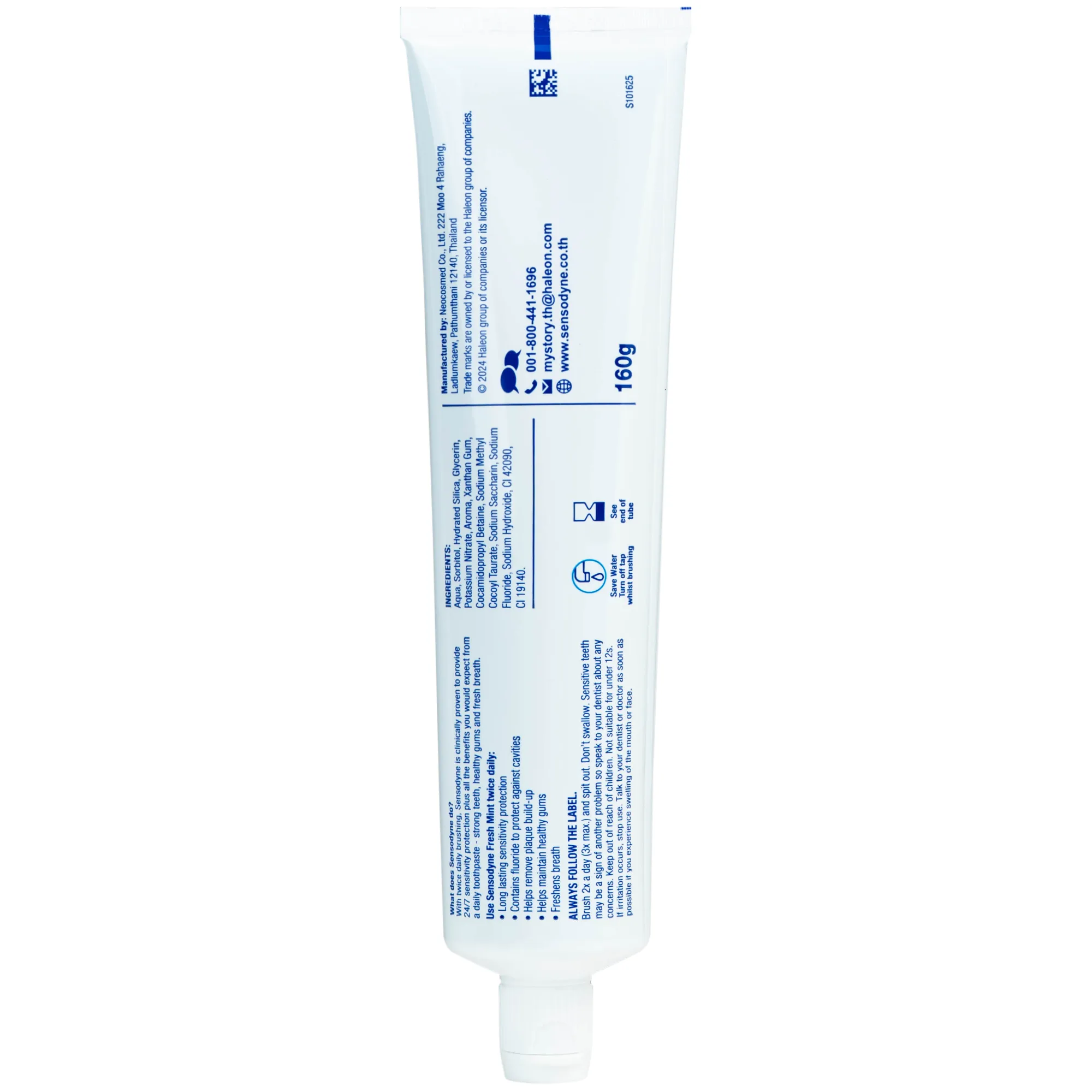 Hình ảnh Kem đánh răng Sensodyne fresh mint bạc hà thơm mát (160g)