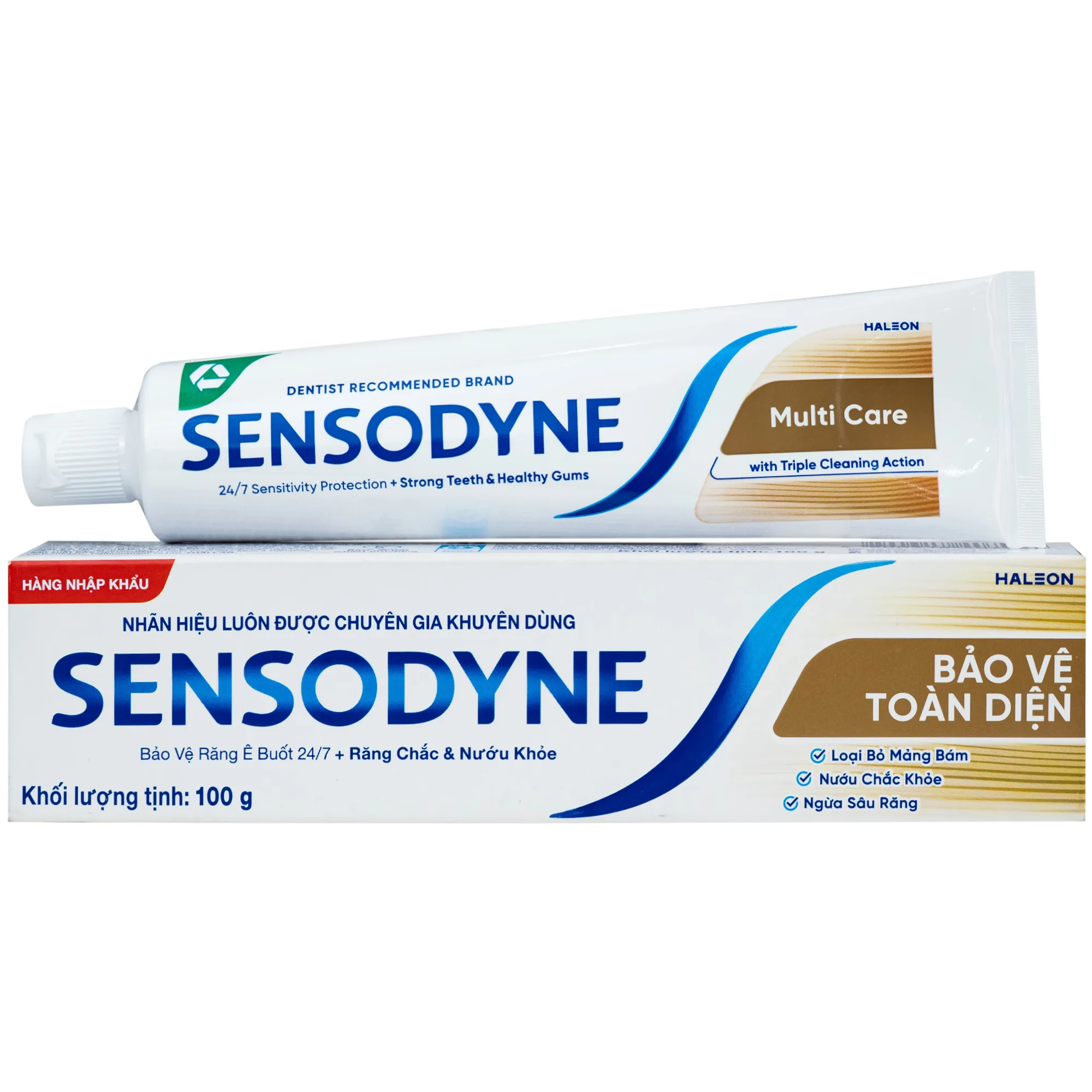Hình ảnh Kem đánh răng Sensodyne multi care bảo vệ toàn diện giúp răng chắc, nướu khỏe, bảo vệ răng ê buốt (100g)