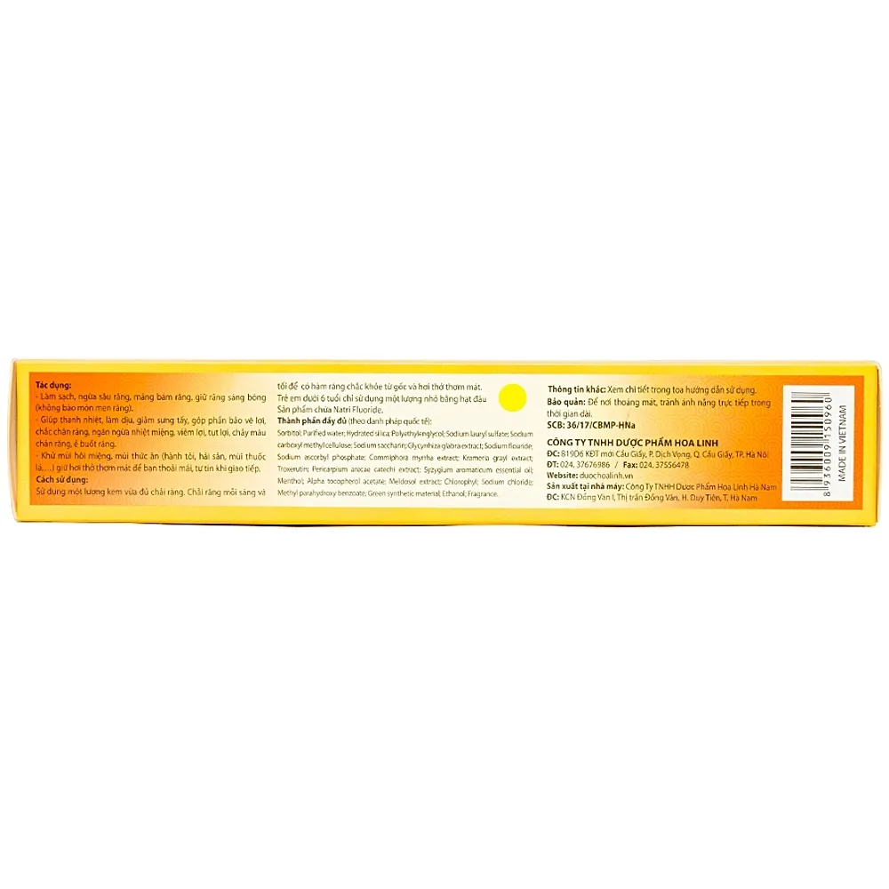 Hình ảnh Kem đánh răng dược liệu Ngọc Châu bảo vệ lợi, chắc răng, làm bền thành mạch, chống tụt lợi, chảy máu chân răng (100g)
