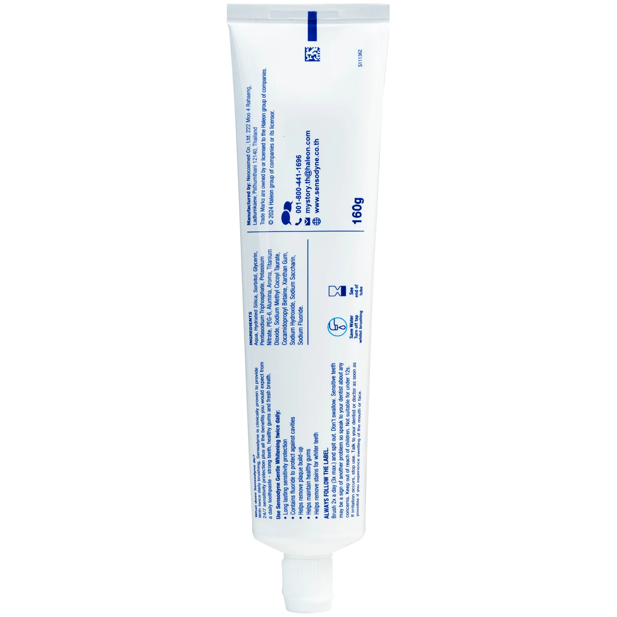Hình ảnh Kem đánh răng Sensodyne gentle whitening làm trắng răng (160g)