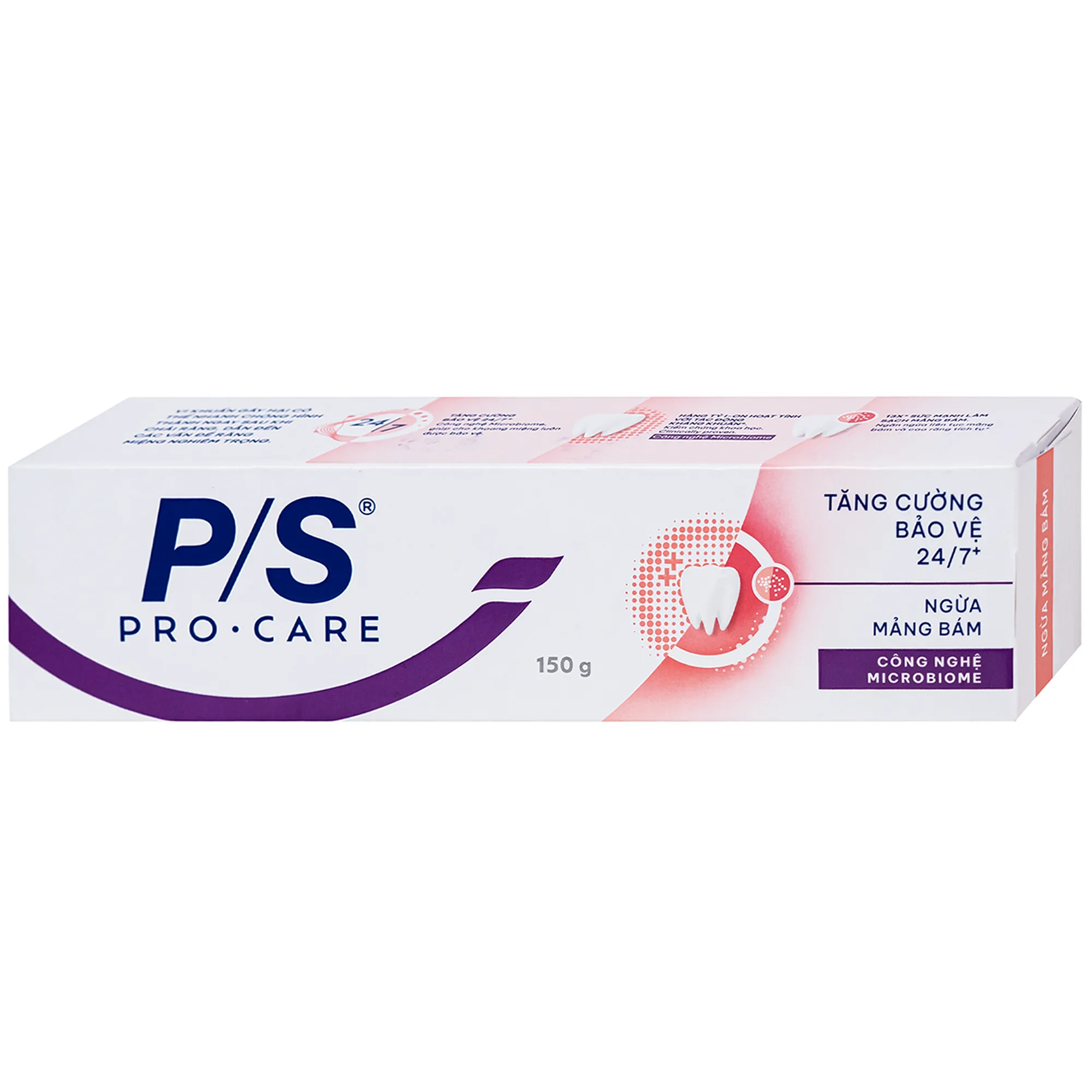 Hình ảnh Kem Đánh Răng P/S Tăng Cường Bảo Vệ 247 Ngừa Mảng Bám (150g)