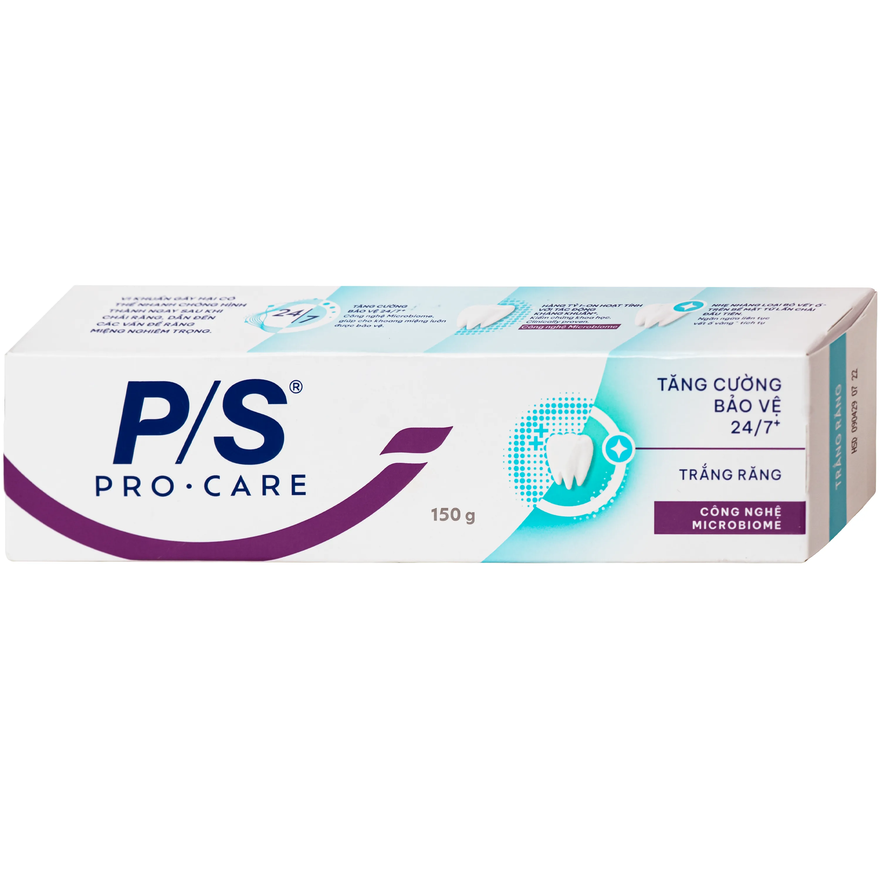 Hình ảnh Kem đánh răng P/s tăng cường bảo vệ 247 trắng răng (150g)
