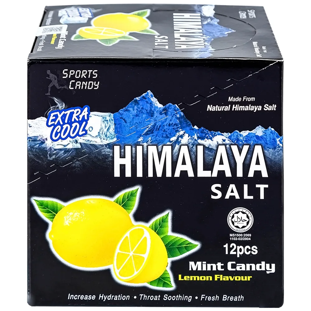 Hình ảnh Kẹo chanh muối Himalaya vị bạc hà bổ sung dinh dưỡng, năng lượng và các Vitamin C (12 gói x 15g)