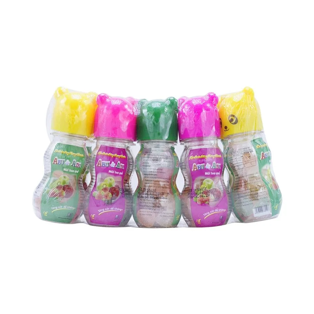 Hình ảnh Kẹo dẻo Abu Bibica Adi Hương Hoa Quả bổ sung vitamin C, B12 cho trẻ (15 viên)