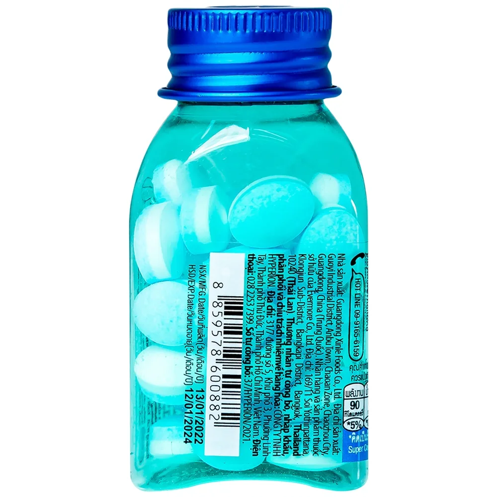 Hình ảnh Kẹo the PlayMore hương Bạc Hà hơi thở thơm mát, sảng khoái dài lâu (22g)