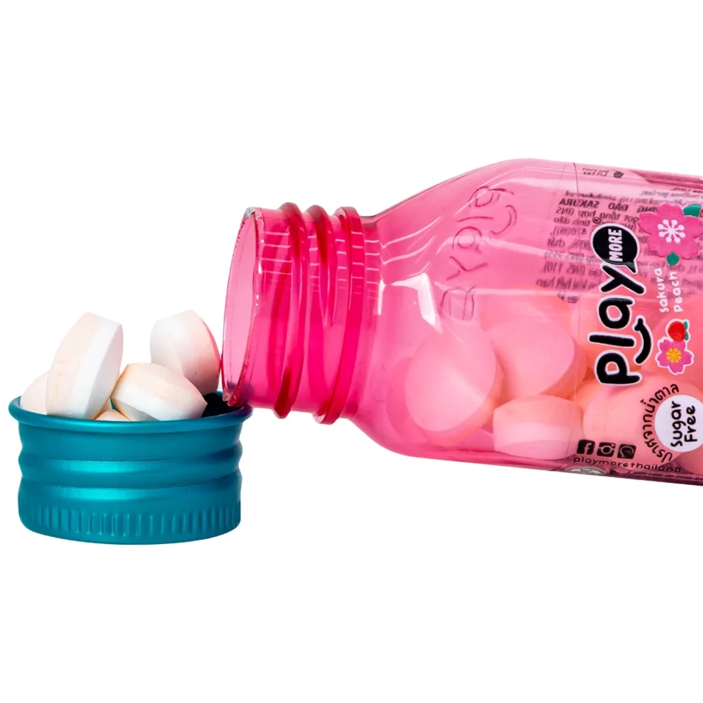 Hình ảnh Kẹo the PlayMore hương Đào thơm miệng, mát họng, giảm stress (12g)