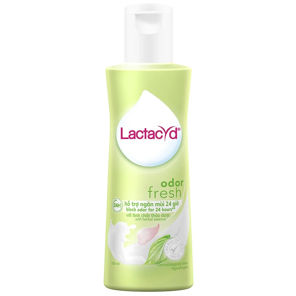 Hình ảnh Dung dịch vệ sinh phụ nữ Lactacyd Odor Fresh hỗ trợ làm sạch nhẹ nhàng vùng kín, ngăn nhiễm khuẩn (150ml)
