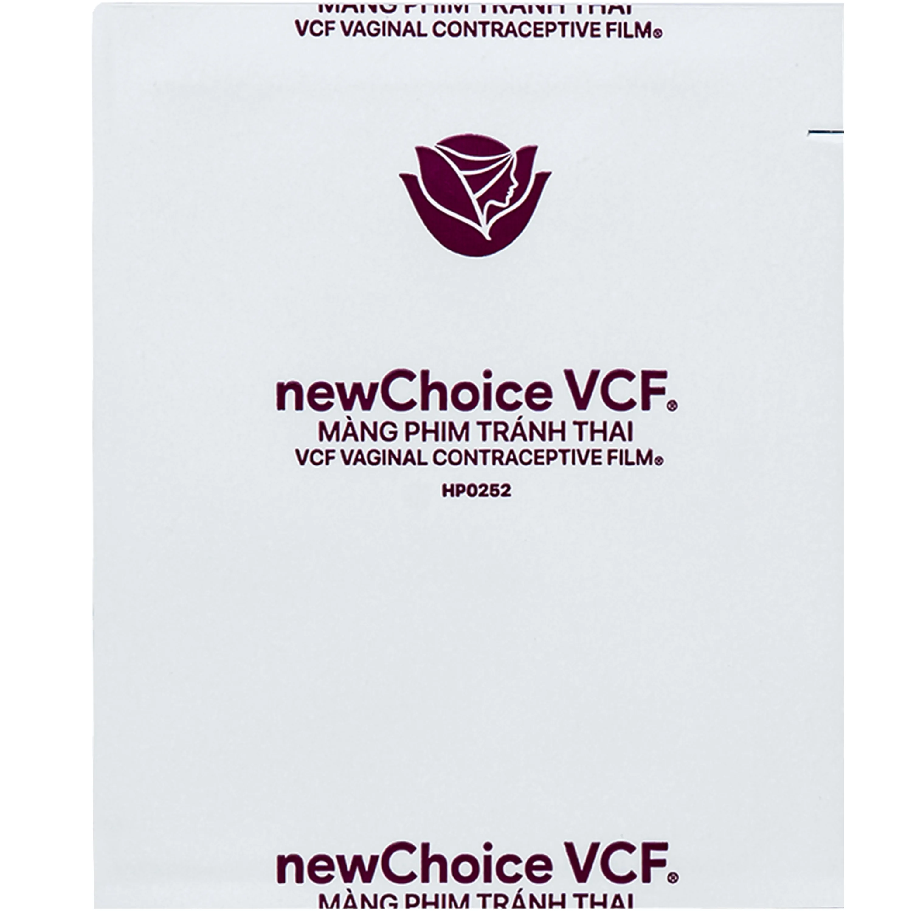 Hình ảnh Màng phim tránh thai Newchoice VCF giúp tránh thai an toàn, tiện lợi (3 miếng)