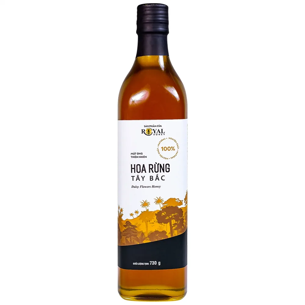 Hình ảnh Mật ong thiên nhiên Hoa Rừng Tây Bắc Royal Honey hỗ trợ bổ sung dinh dưỡng, tăng cường đề kháng (730g)