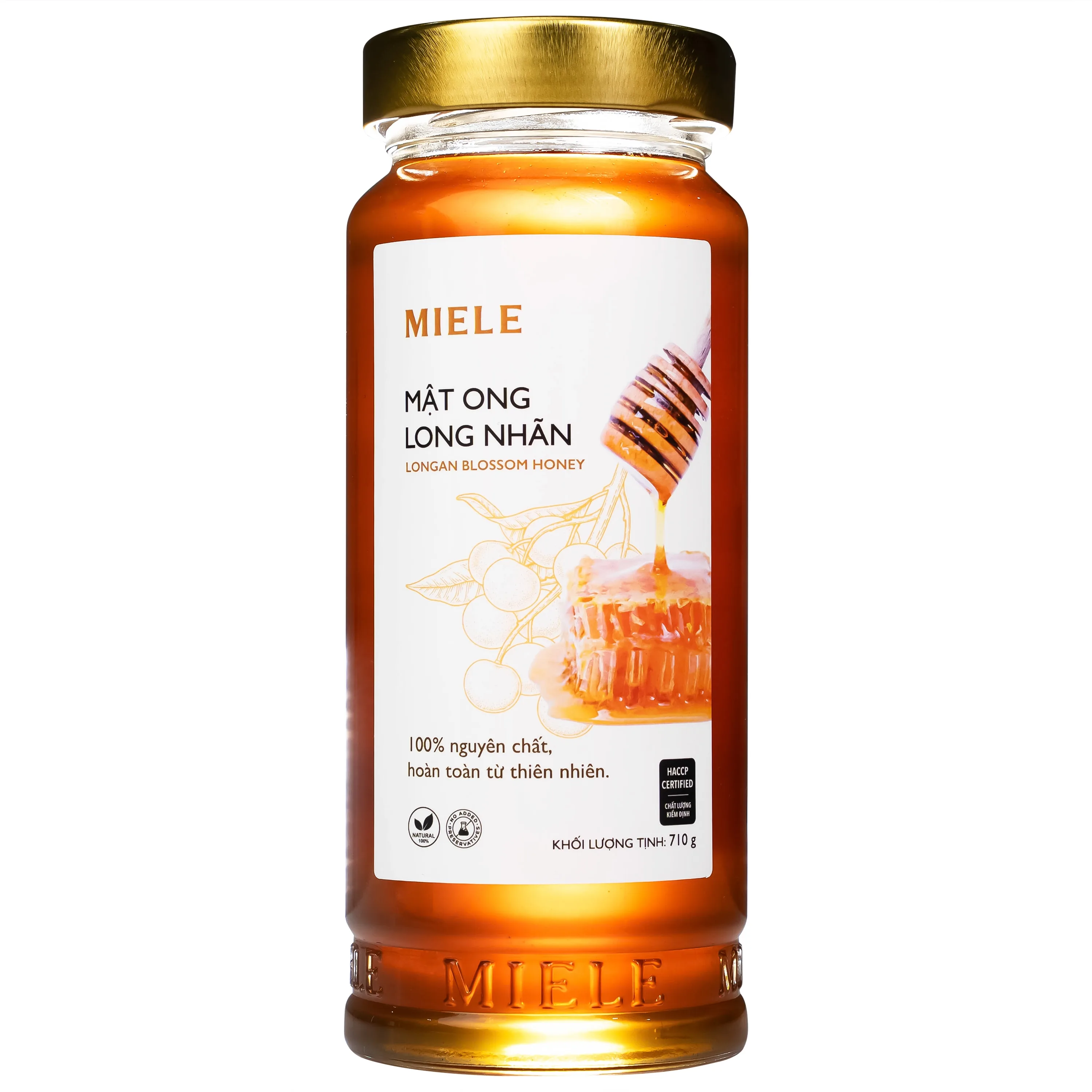 Hình ảnh Mật ong Long Nhãn Miele nguyên chất, tự nhiên (710g)