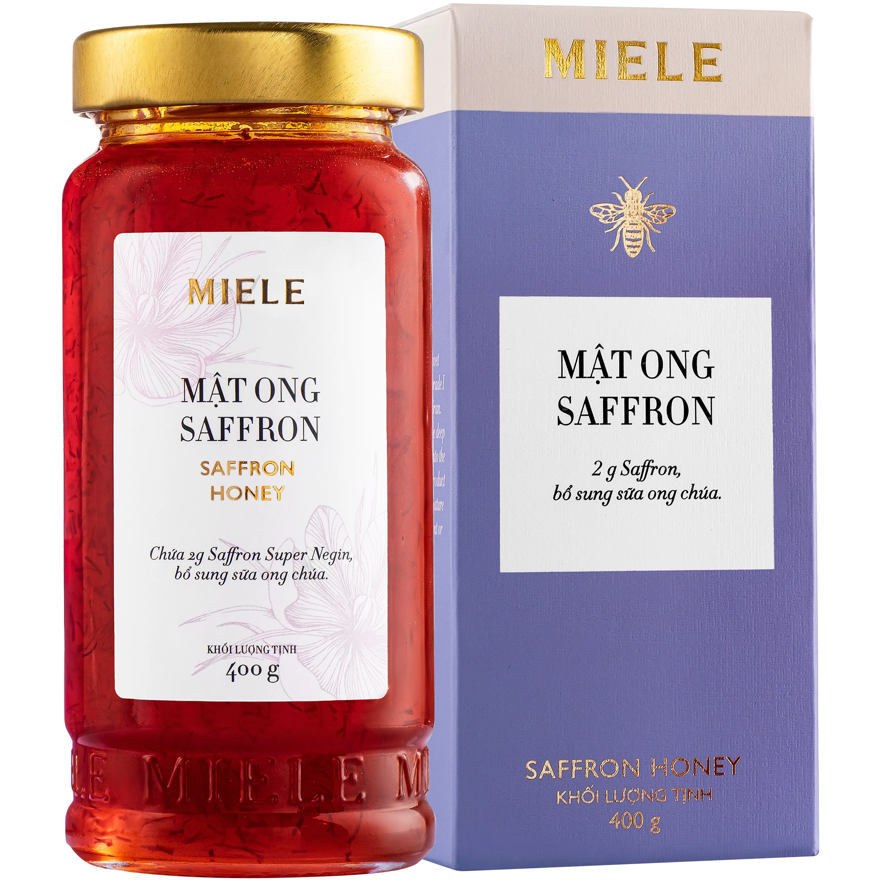 Hình ảnh Mật ong saffron Miele (400g)