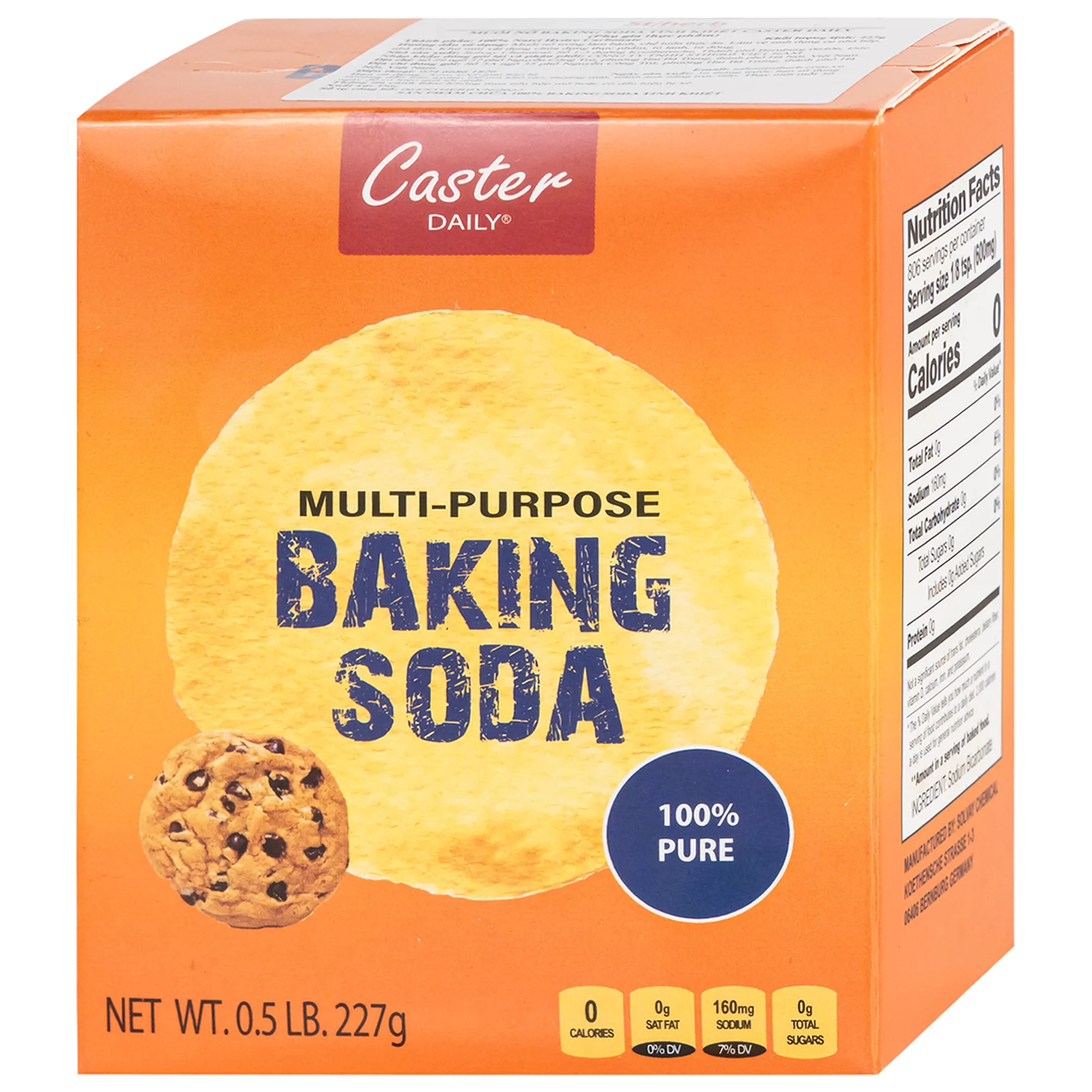 Hình ảnh Muối nở baking soda tinh khiết Caster daily (227g)