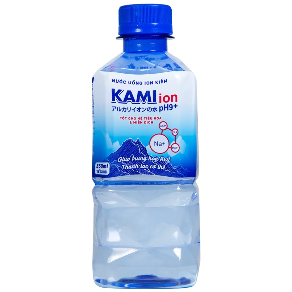 Hình ảnh Nước uống ion kiềm Kami-Ion PH9 Plus bổ sung các ion và khoáng chất (350ml)