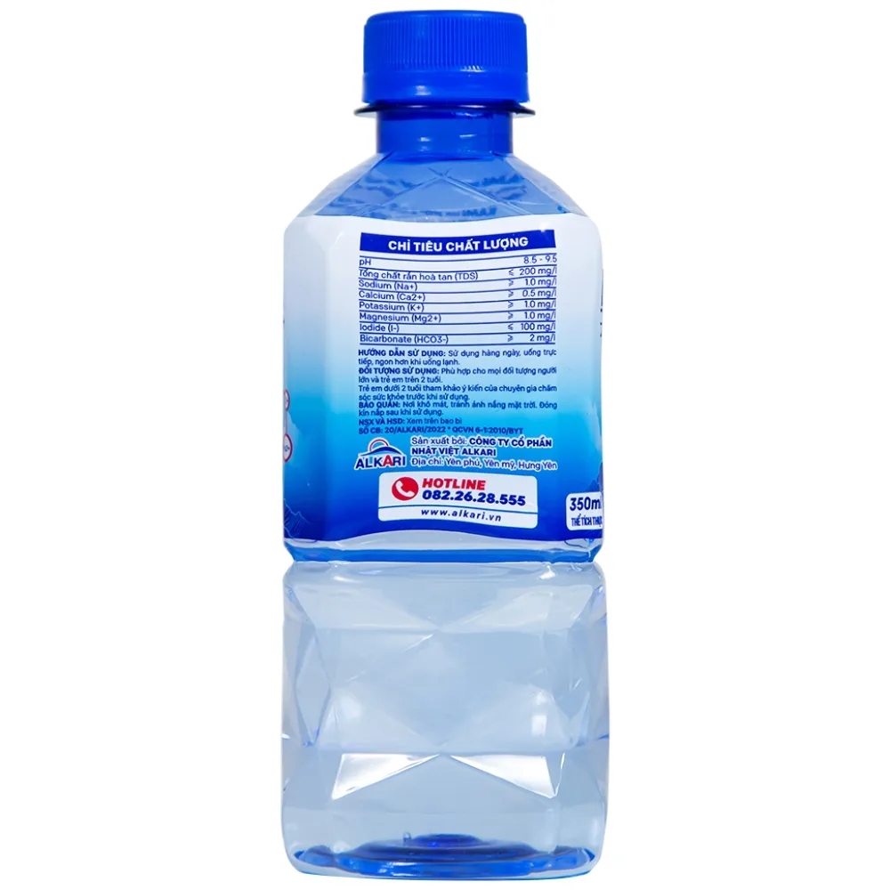 Hình ảnh Nước uống ion kiềm Kami-Ion PH9 Plus bổ sung các ion và khoáng chất (350ml)