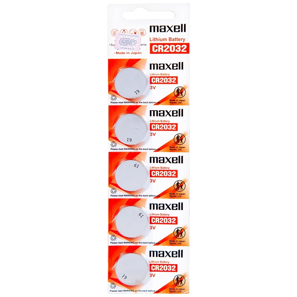 Hình ảnh Pin Maxell Lithium CR2032 - 3V cung cấp điện năng ổn định cho thiết bị (20 vỉ x 5 viên)