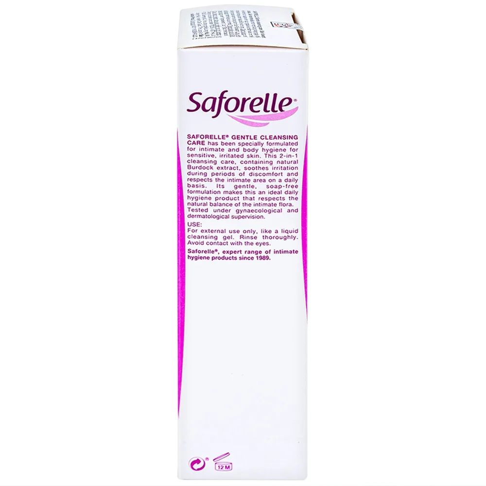 Hình ảnh Gel rửa dịu nhẹ Saforelle Soin Lavant Doux vệ sinh cơ quan sinh dục ngoài và cơ thể cho da nhạy cảm (250ml)
