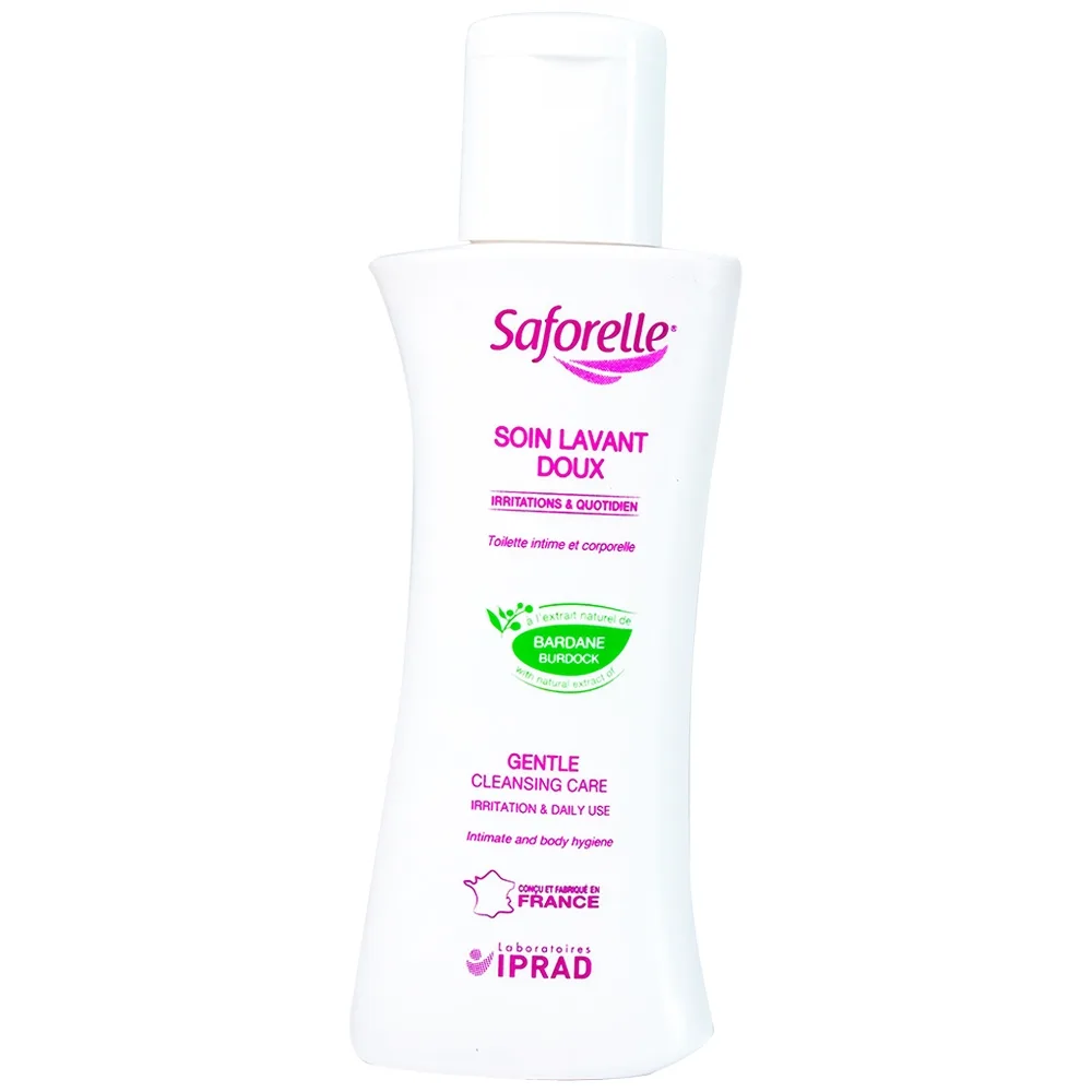 Hình ảnh Gel rửa dịu nhẹ Saforelle Soin Lavant Doux vệ sinh cơ quan sinh dục ngoài và cơ thể cho da nhạy cảm (100ml)