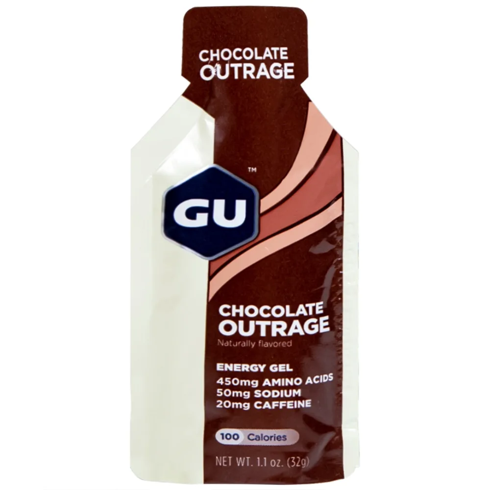 Hình ảnh Thực phẩm bổ sung GU Energy Gel Chocolate Outrage cung cấp dinh dưỡng và năng lượng (32g) 